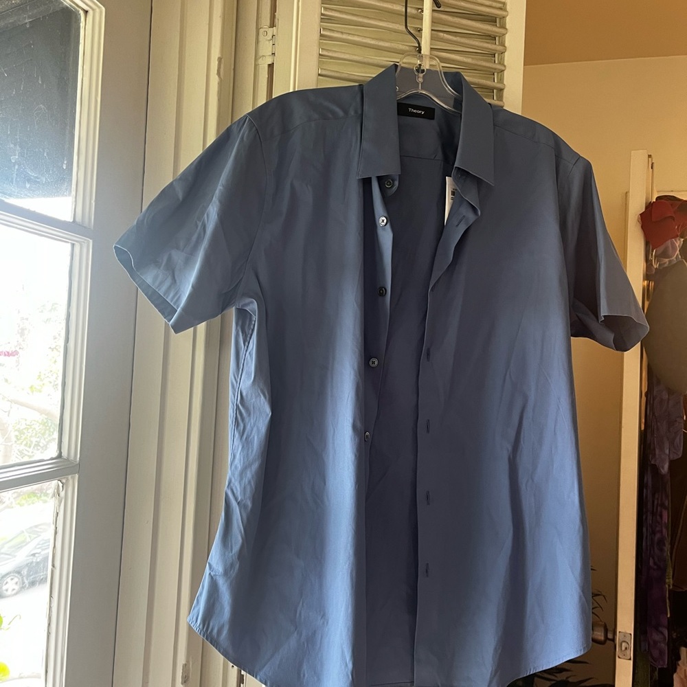 Theory Short sleeve Button Down